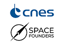 Logo du CNES et de Space Founders