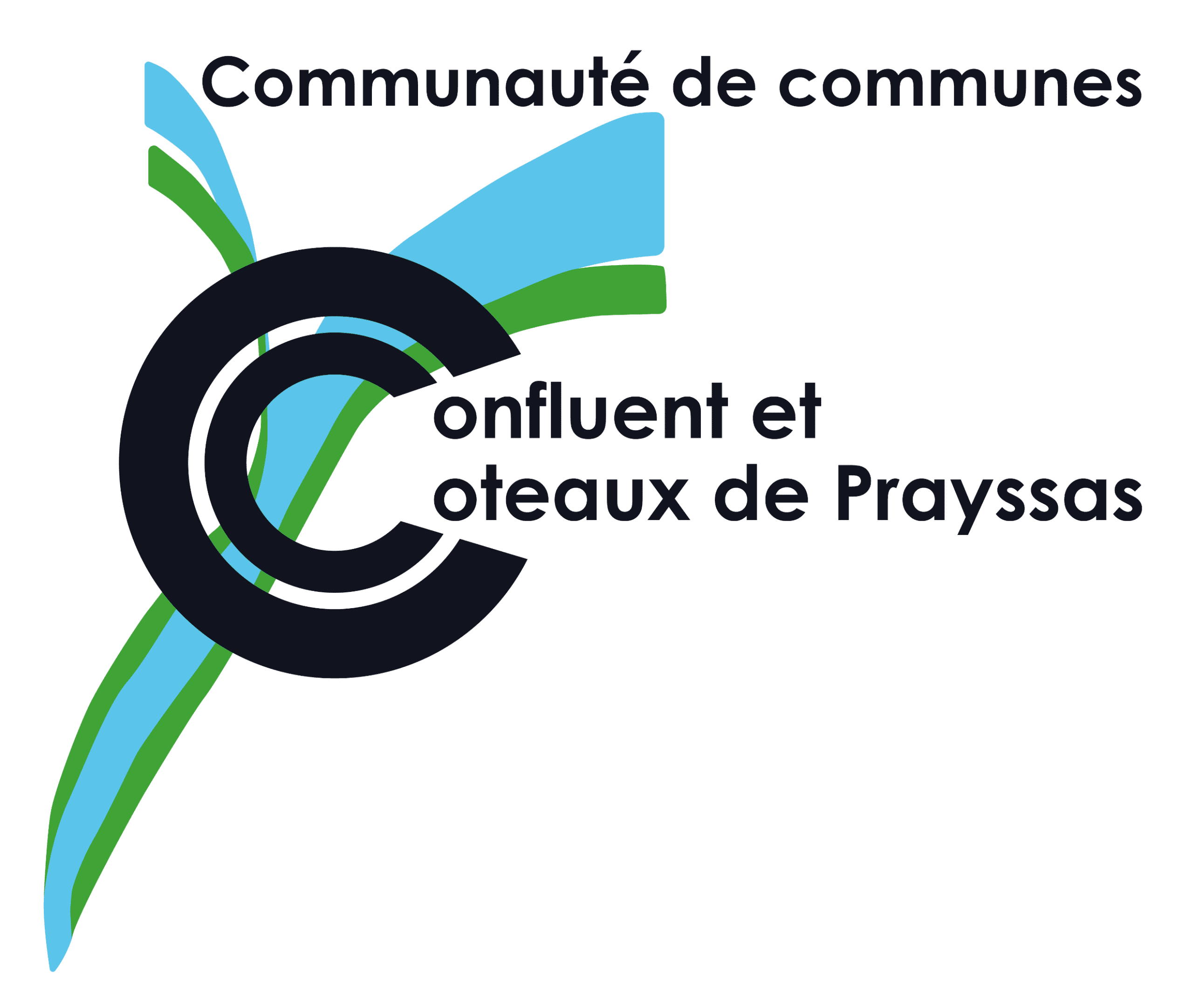 Logo de la Communauté de Communes du Confluent et des Côteaux de Prayssas